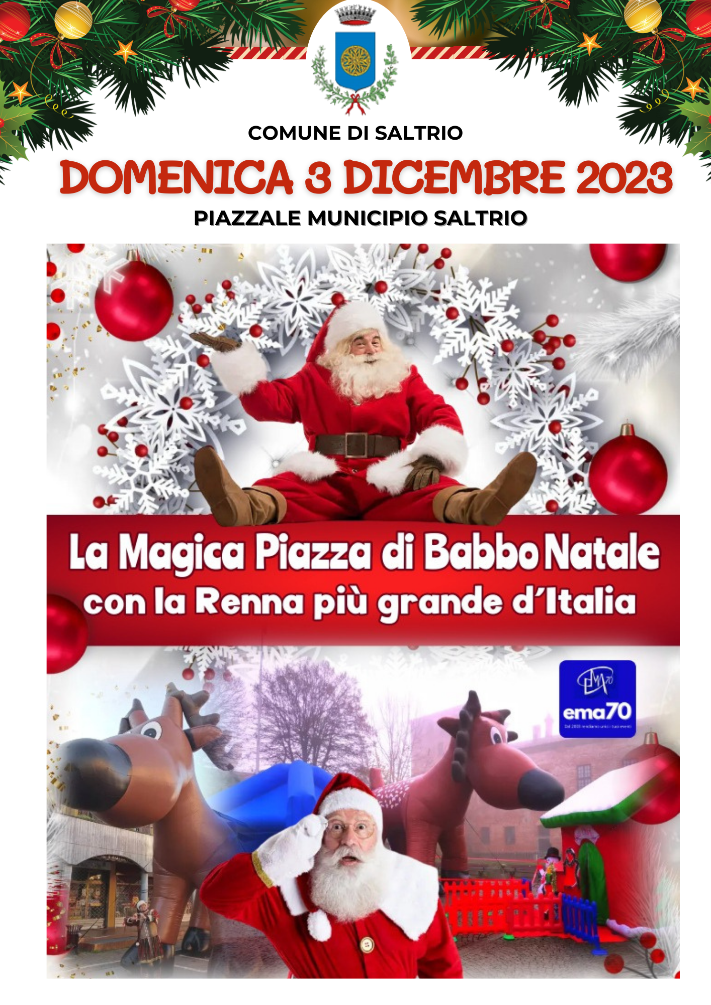 LA RENNA PIU  GRANDE E  A SALTRIO!!!