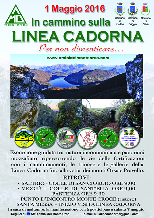 In Cammino sulla Linea Cadorna