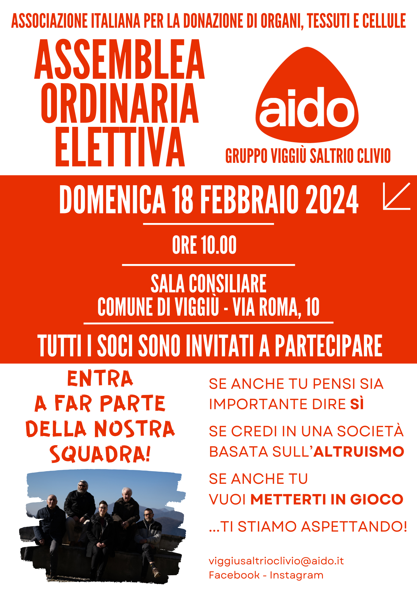 Assemblea elettiva AIDO Viggiù Saltrio Clivio