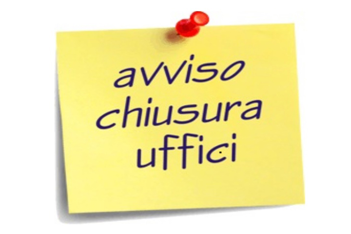 Chiusura anticipata Uffici comunali