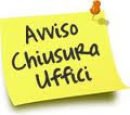 CHIUSURA POMERIDIANA UFFICIO ANAGRAFE GIORNO 30 GIUGNO 2016