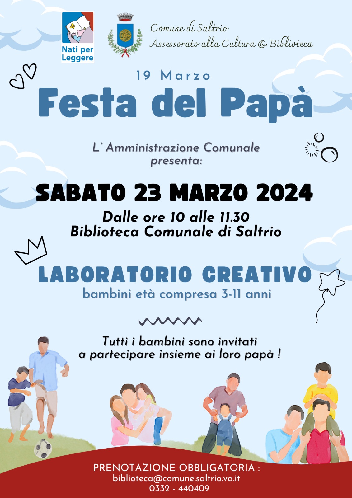 19 marzo, Festa del papà: 