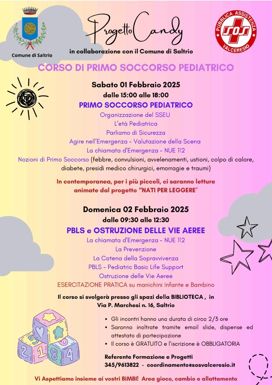 Corsi di primo soccorso pediatrico 