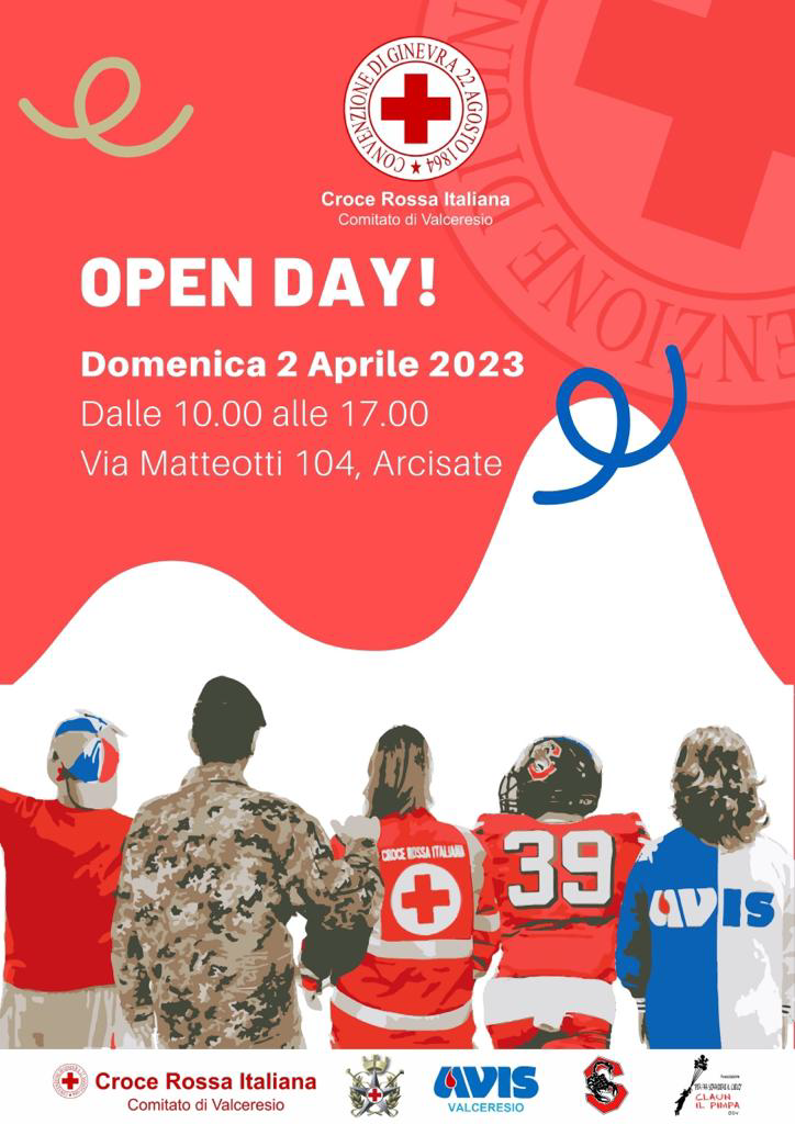 OPEN DAY di Croce Rossa Italiana Comitato di Valceresio