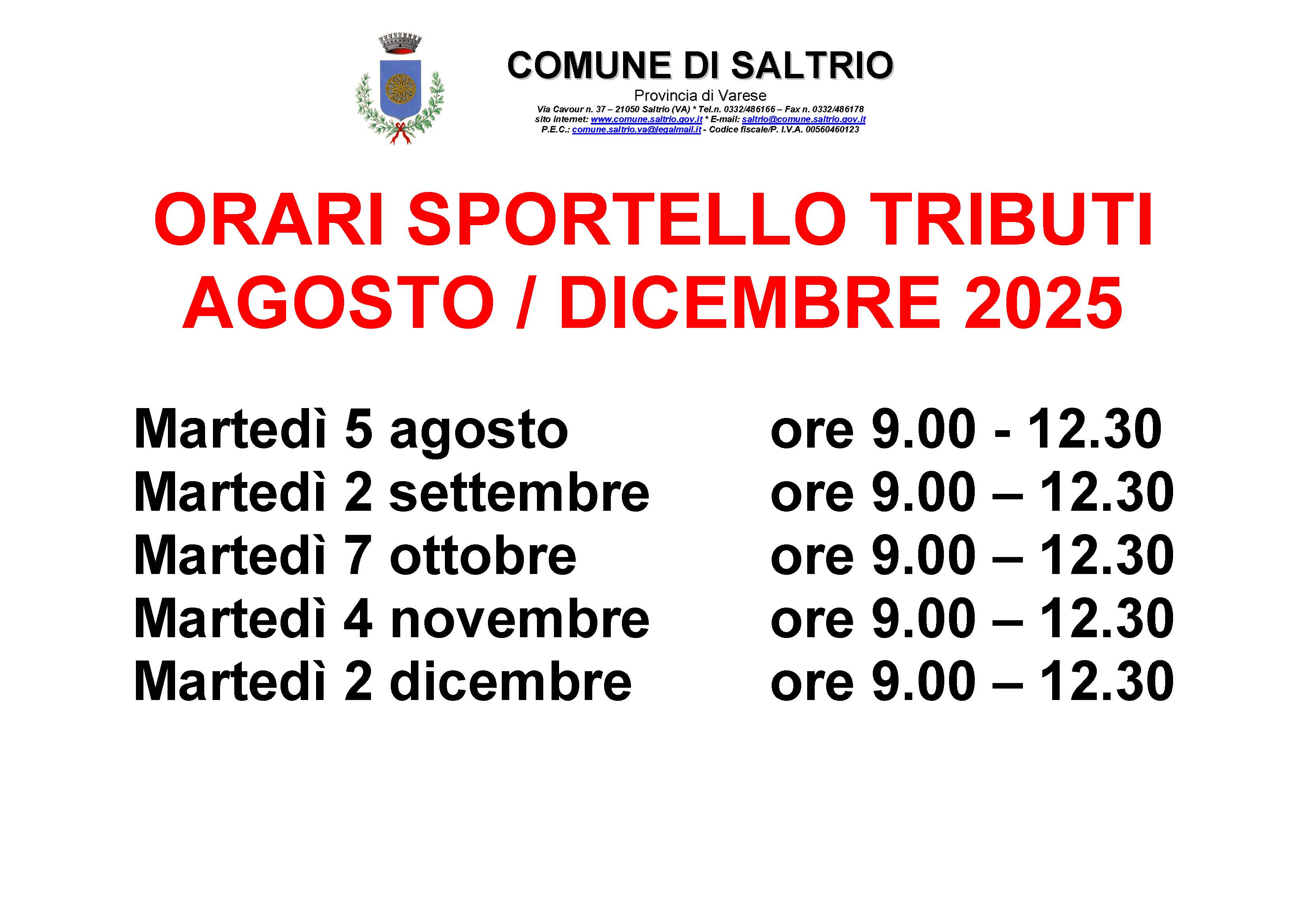 Avviso importante all'utenza