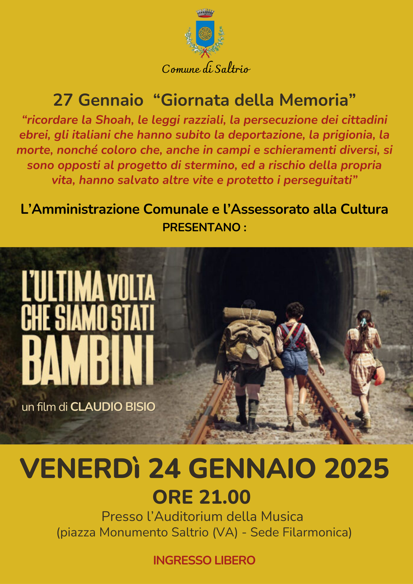 Giornata della Memoria: per non dimenticare